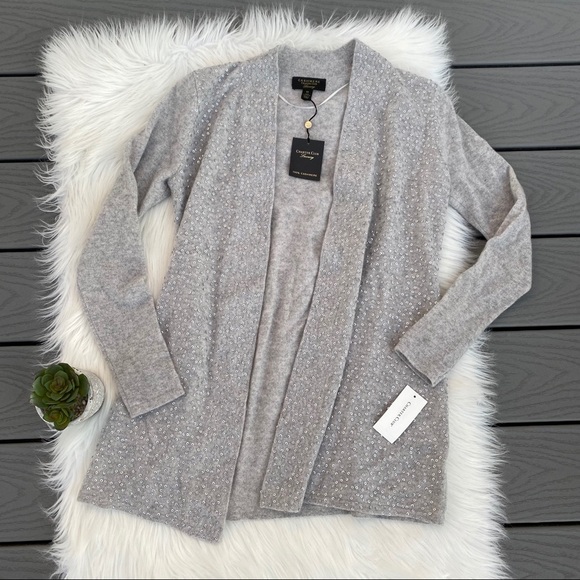 Sequin Cashmere cardigan - Picture 1 of 4